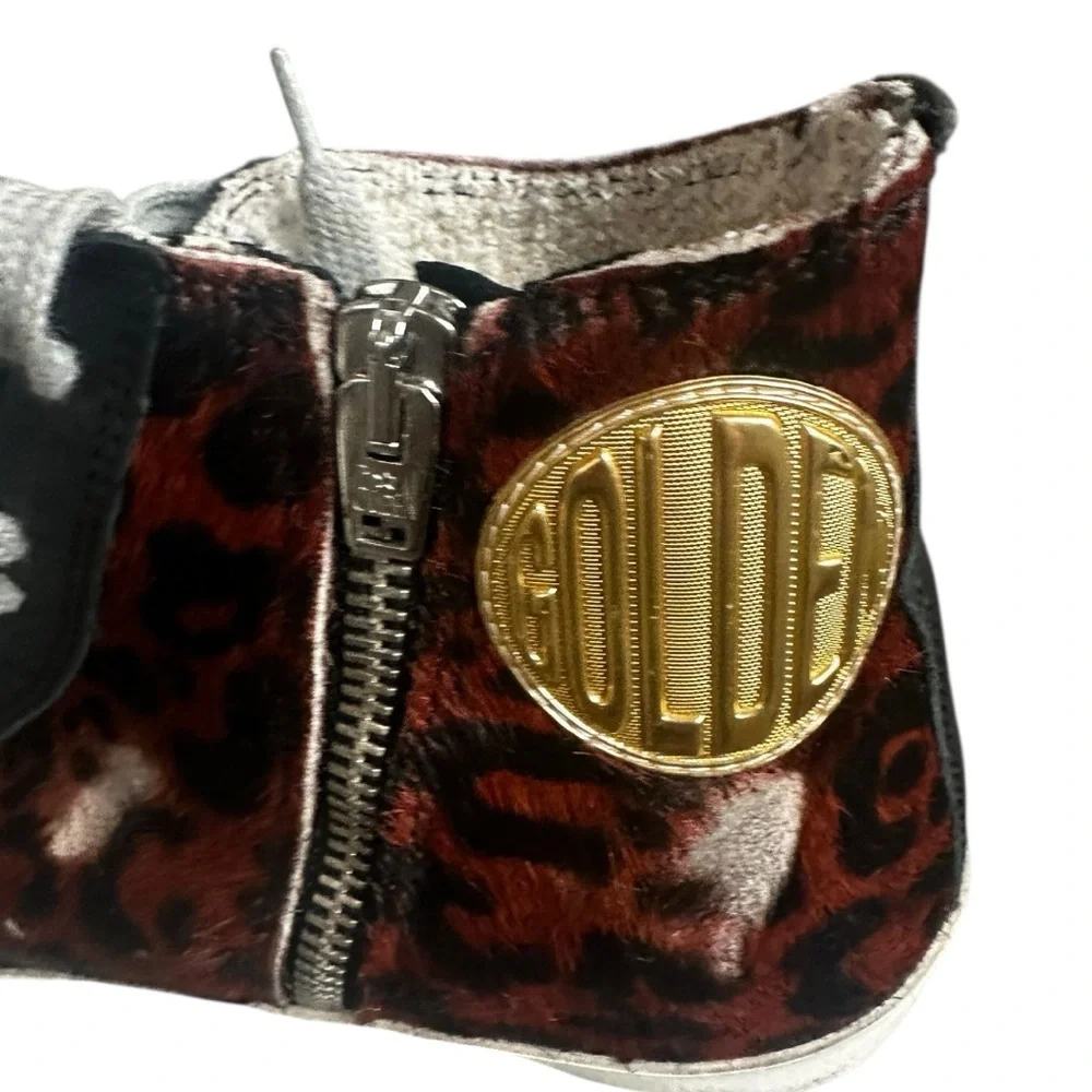 Golden Goose Leopard Print Sneakers womens 8‎ - Picture 6 of 8